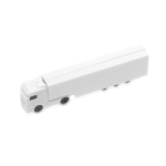 Memoria USB hecha a medida que tiene divertida forma de camión color blanco