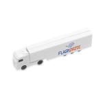 Memoria USB hecha a medida que tiene divertida forma de camión color blanco