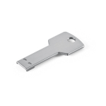 USB hecho a medida de aluminio en formato llave varios colores color plateado brillante