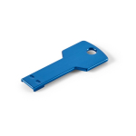 USB hecho a medida de aluminio en formato llave varios colores color azul real