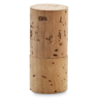 Memoria USB hecha a medida de corcho en forma de tapón de vino color natural