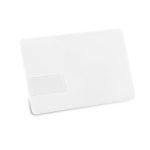 USB hecho a medida en formato tarjeta totalmente personalizable color blanco
