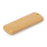 USB ecológico hecho a medida de caña de trigo estilo cuadrado color natural