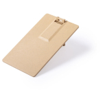 Tarjeta USB hecha a medida de plástico reciclado con acabado de madera color natural
