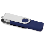 Memoria USB hecha a medida con doble conexión USB y Micro USB color azul