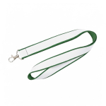 Lanyard de doble capa a todo color custom made hecho en Europa color verde