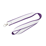 Lanyard de doble capa a todo color custom made hecho en Europa color violeta