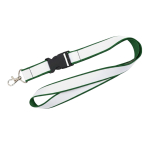 Lanyard de doble capa a todo color custom made hecho en Europa color verde