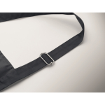 Delantal largo ajustable de polialgodón 240 g/m² color azul vista fotografía tercera vista