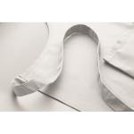 Delantal largo ajustable de polialgodón 240 g/m² color blanco vista fotografía segunda vista