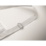 Delantal largo ajustable de polialgodón 240 g/m² color blanco vista fotografía tercera vista