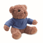Osito de peluche con camiseta de colores personalizable color azul