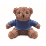 Osito de peluche con camiseta de colores personalizable color azul segunda vista
