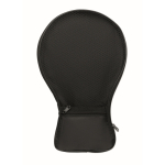 Palas de playa de madera con juegos y bolsa de malla RPET color madera