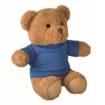 Osito de peluche con camiseta para personalizar color azul