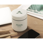 Tarro termo de acero inoxidable de doble pared con tapa 500 ml color blanco vista bodegón principal