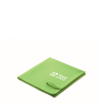 Toalla de microfibra ligera de secado rápido 50x100 cm color verde lima vista de impresión