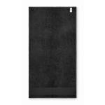 Toalla de 100% algodón rizo 380 g/m² 50x100 cm color negro tercera vista