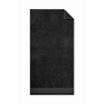 Toalla de baño de 100% algodón rizo 380 g/m² 70x140 cm color negro segunda vista