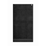 Toalla de baño de 100% algodón rizo 380 g/m² 70x140 cm color negro tercera vista