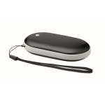 Calentador de manos aluminio con 3 niveles de calor 5.000mAh color negro