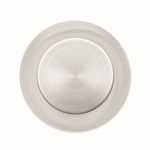 Botella de RPET antifugas con cierre seguro y capacidad de 1L color transparente tercera vista