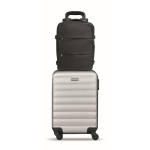 Mochila de cabina expandible de poliéster RPET 600D 15'' color negro octava vista