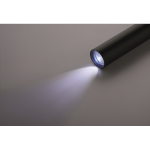 Linterna recargable de aluminio reciclado de 110 lúmenes color negro vista fotografía quinta vista