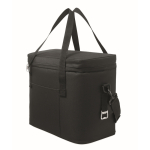 Bolsa nevera 600D RPET con forro PEVA aislante 18L color negro