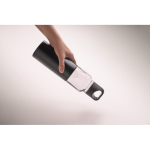 Botella 2 en 1 de acero inoxidable con vaso doble pared 610ml color negro vista fotografía septima vista