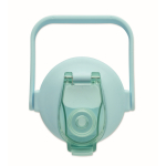 Botella de RPET antifugas con pajita y tapa abatible 2L color turquesa decima vista