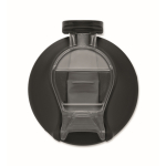 Botella de RPET antigoteo con pajita y tapa abatible 700 ml color transparente decima vista