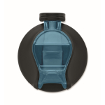 Botella de RPET antigoteo con pajita y tapa abatible 700 ml color azul claro transparente decima vista