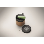 Altavoz inalámbrico con carcasa de bambú y ABS 3W color madera vista fotografía octava vista
