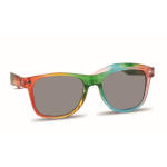 Gafas de sol multicolor arco iris con protección UV400 color multicolor