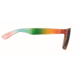 Gafas de sol multicolor arco iris con protección UV400 color multicolor tercera vista