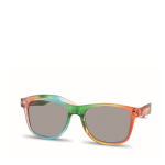 Gafas de sol multicolor arco iris con protección UV400 color multicolor vista de impresión