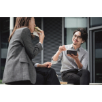 Bolsa nevera con indicador de temperatura de asas cortas 5L color negro segunda vista bodegón