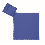 Paño de limpieza RPET de colores con gancho para colgar color azul real quinta vista