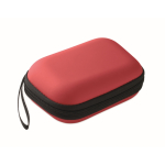 Botiquín de primeros auxilios en estuche rígido de plástico color rojo segunda vista