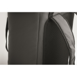 Mochila nevera RPET 600D repelente al agua 20 L color gris oscuro vista fotografía