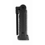 Luz de trabajo aluminio recargable 1200 mAh giratoria 270° color negro