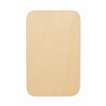 Juego de fútbol de madera con jugadores y accesorios color madera quinta vista