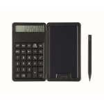 Calculadora con tableta LCD de 5 pulgadas y lápiz óptico color negro