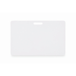 Identificador para lanyard en plástico rígido 54 x 86 mm color blanco