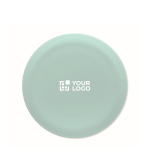 Disco volador de plástico oceánico de 21 cm para marcar color azul claro vista de impresión