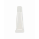 Bálsamo labial vegano en tubo con FPS10 vainilla 12g color blanco