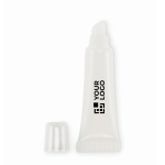 Bálsamo labial vegano en tubo con FPS10 vainilla 12g color blanco vista de impresión