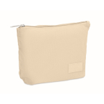 Neceser de pana poliéster con forro interior 220 g/m² color beige