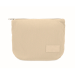 Neceser de pana poliéster con forro interior 220 g/m² color beige segunda vista